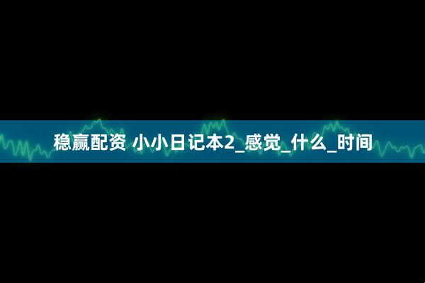 稳赢配资 小小日记本2_感觉_什么_时间